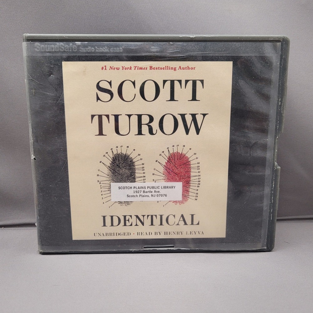 Identical‎ (Audio CD, 2013) Scott Turow - Ex-Library